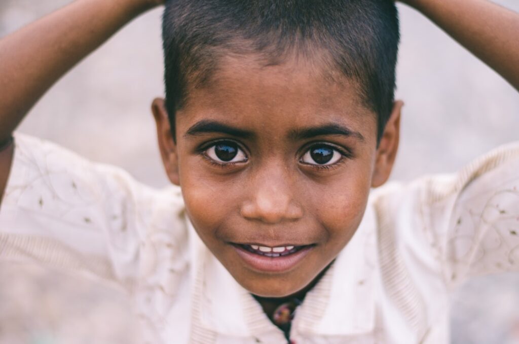Photo Sensitive child