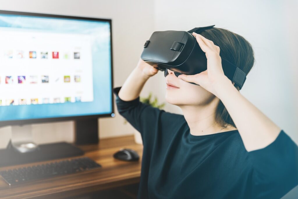 Photo Virtual reality headset