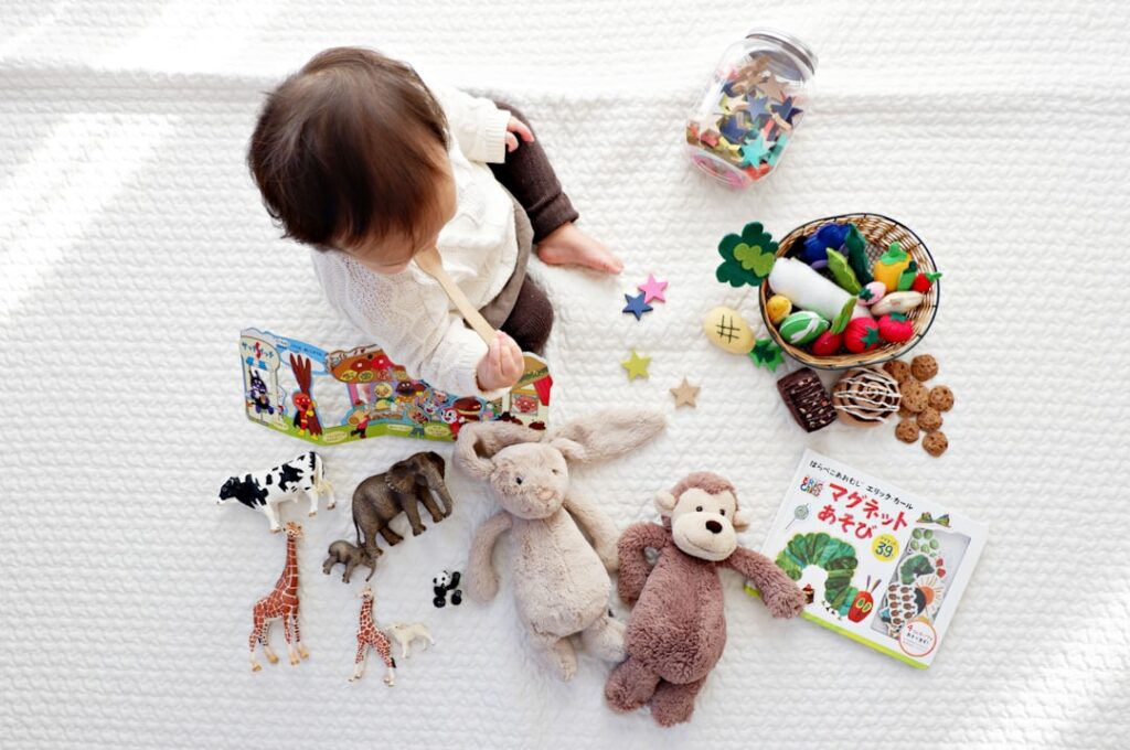 Photo Baby playing